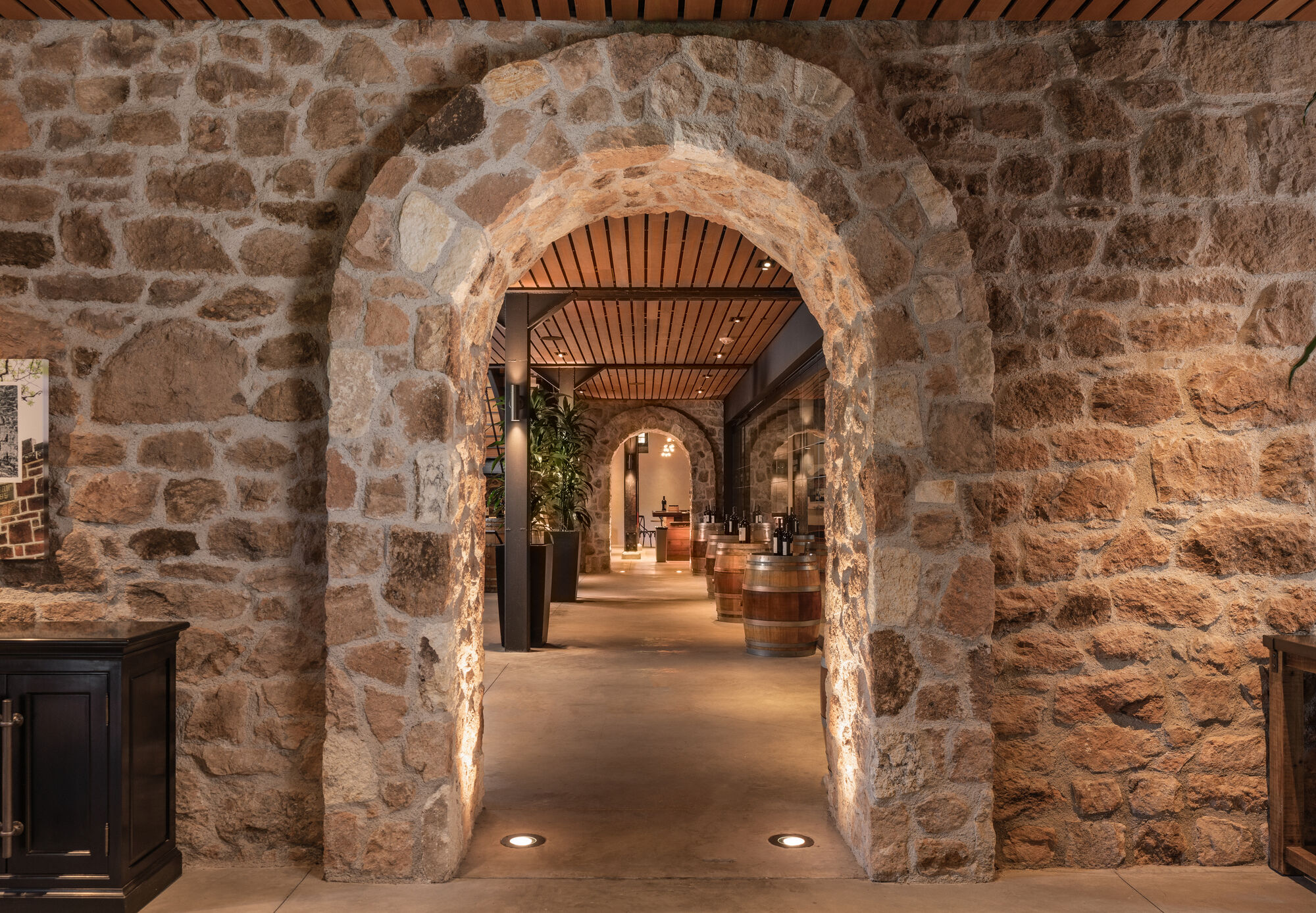 Freemark Abbey partner lounge archway